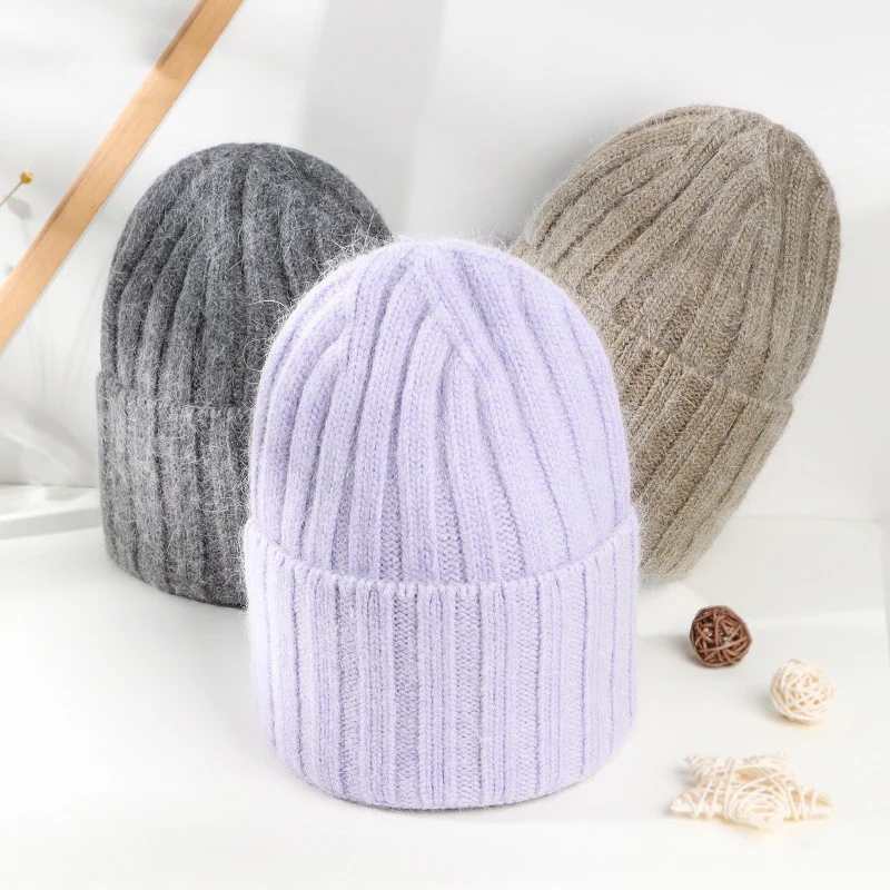 Rabbit Fur Hat Hats Beanie Wool Hat Hats Beanie Rabbit Fur Ski Mask