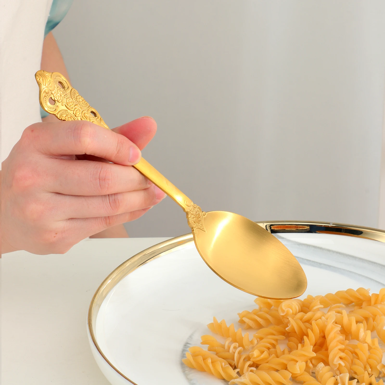 Gift Luxury Gold Cutlery Set Dinnerware Flatware Box Set Tableware Silverware Dinner Fork Knife Spoon Drop Shipping