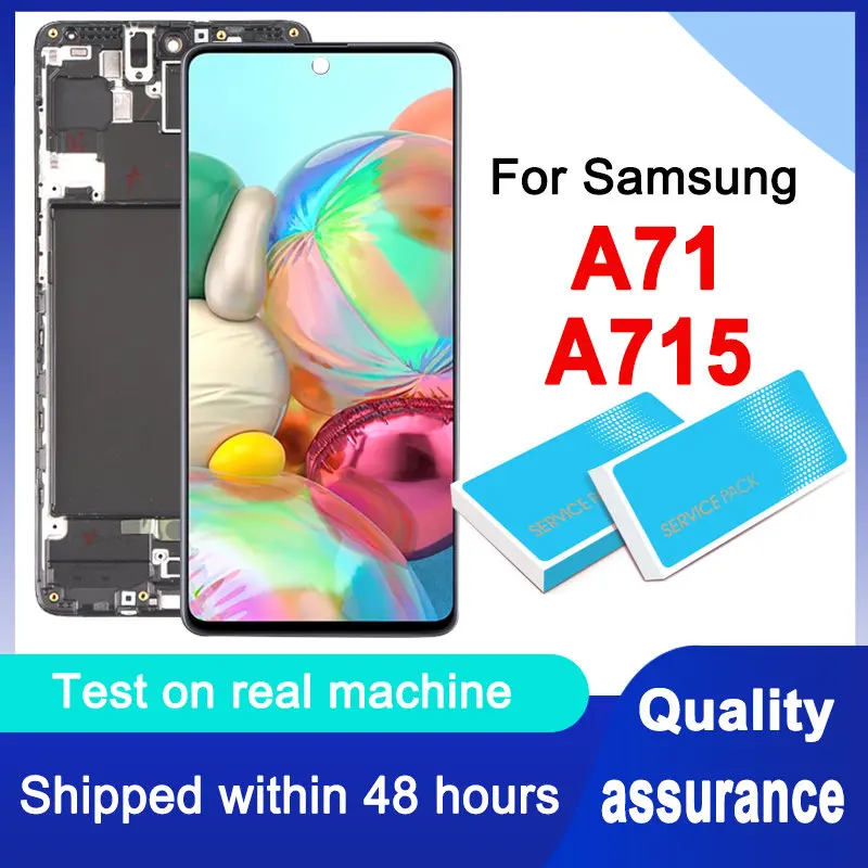 Original Amoled For Samsung Galaxy A71 Lcd Touch Digitizer Assembly