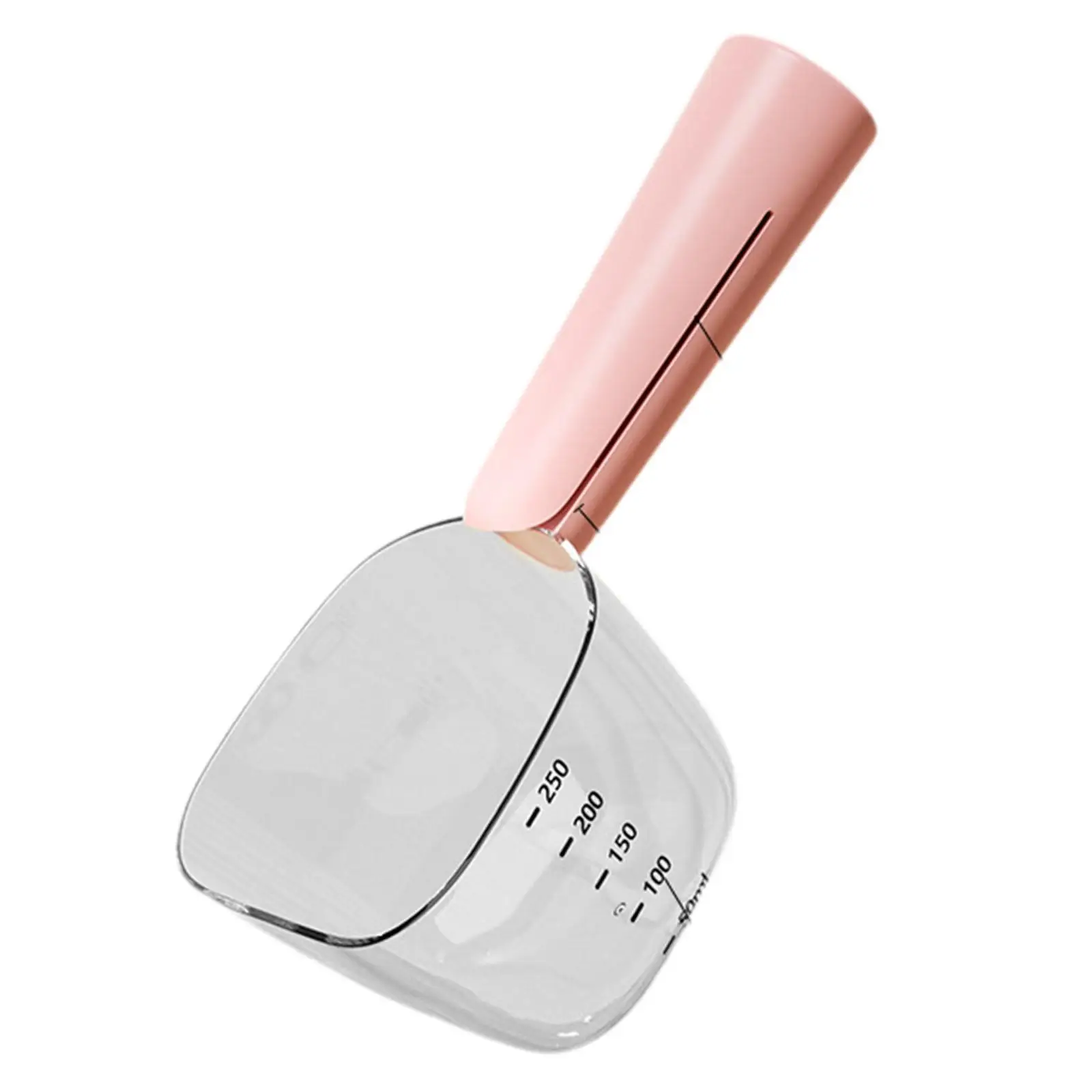 Pet Treat Scoop Tools Accessories Cat Measuring Cup Dog Food Measuring Spoon with Scale for Travel Indoor Shop Camping Outdoor