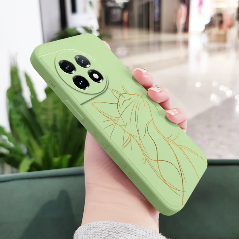 Proud Cat Liquid Silicone Phone Case Cover