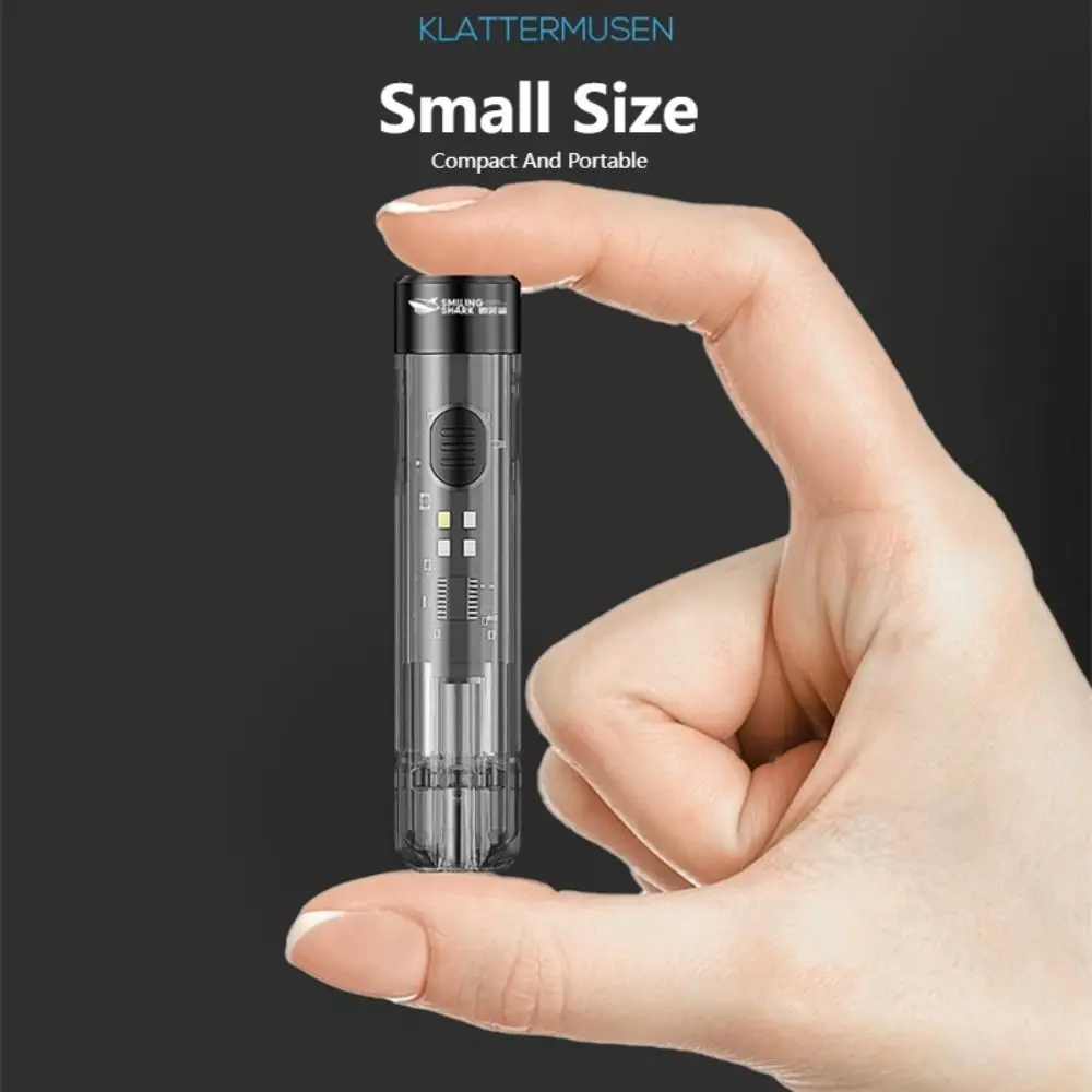 Portable Mini Keychain Flashlight 80 Lumen UV/Red Light Pocket LED Flashlight with Buckle with 6 Modes Small Outdoor led flashlight mini flashlight led flashlights mini led flashlight