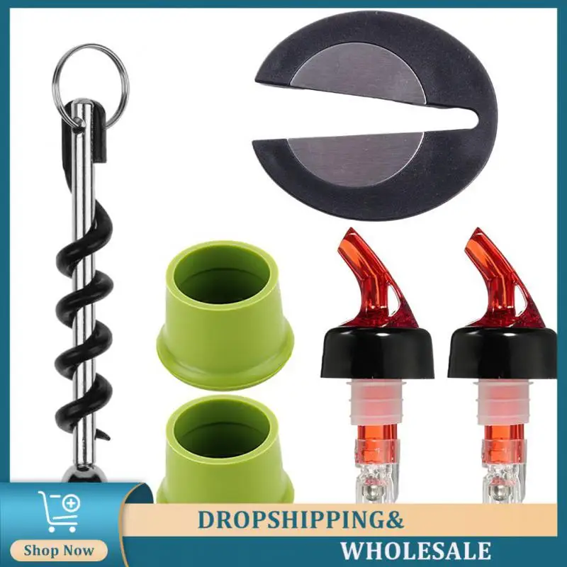 

Открывалка для вина, простой в использовании кухонный прибор для сохранения свежести вина, крышка для красного вина, простая круглая пробка для вина