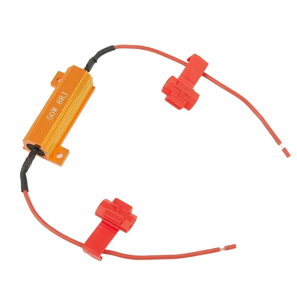 Flash Turn Signal Lights Blinking Tool Decoders LED Load Resistors Fix 12V-24V Accessories 50W 8ohm Set Sale New