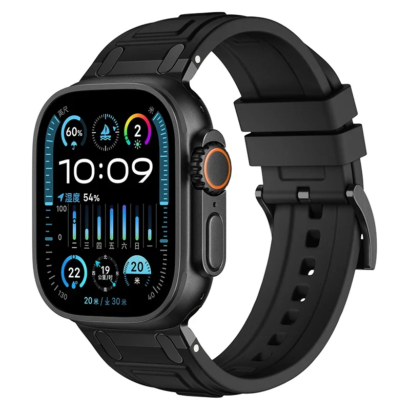 Enhanced Silicone Strap with Modified Metal Integration