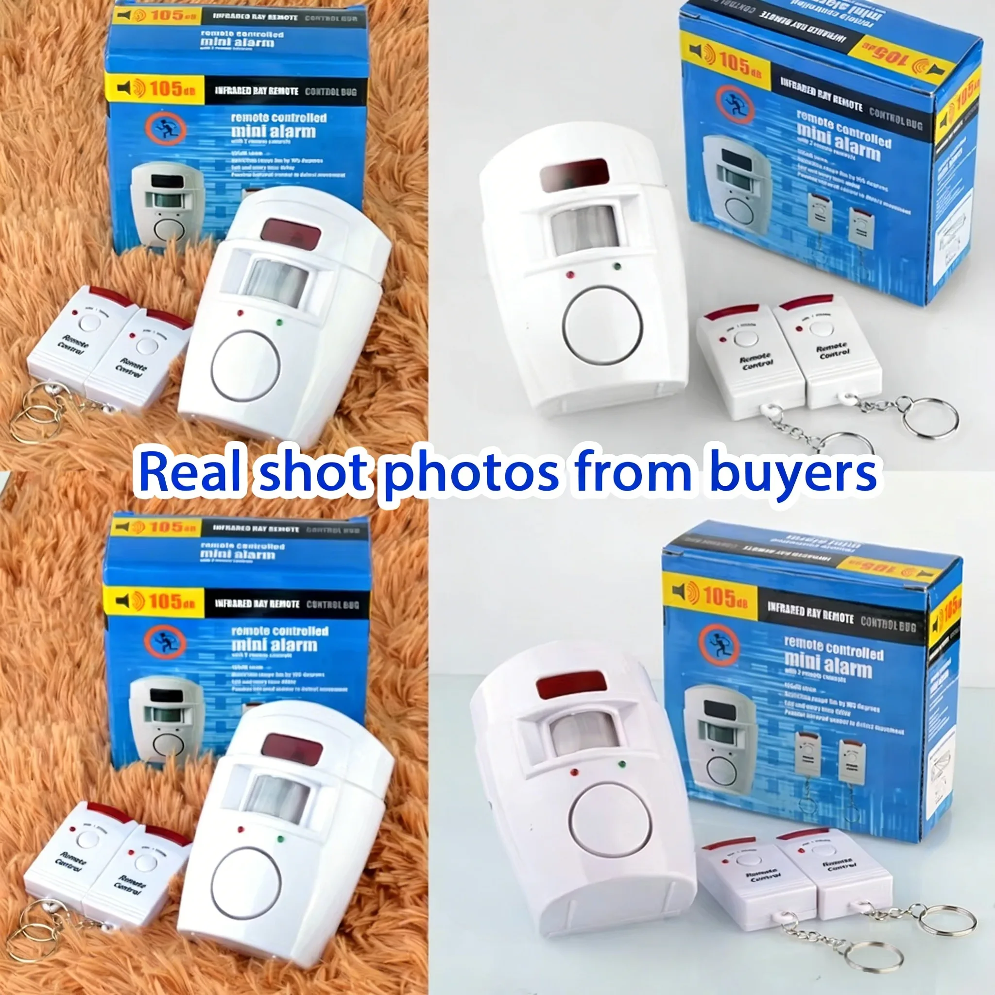 Wireless Motion Sensor Alarm 105dB Security Detector Indoor Outdoor Alert Systeem Met Afstandsbediening Voor Thuis Garage - 3