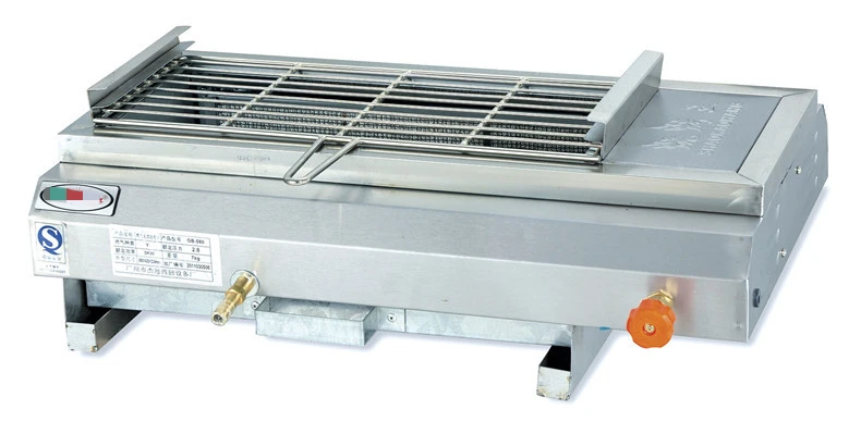 GB 580 Gas Barbecue Grill Multifunctional Commercial Kebab Machine For Night Market Use