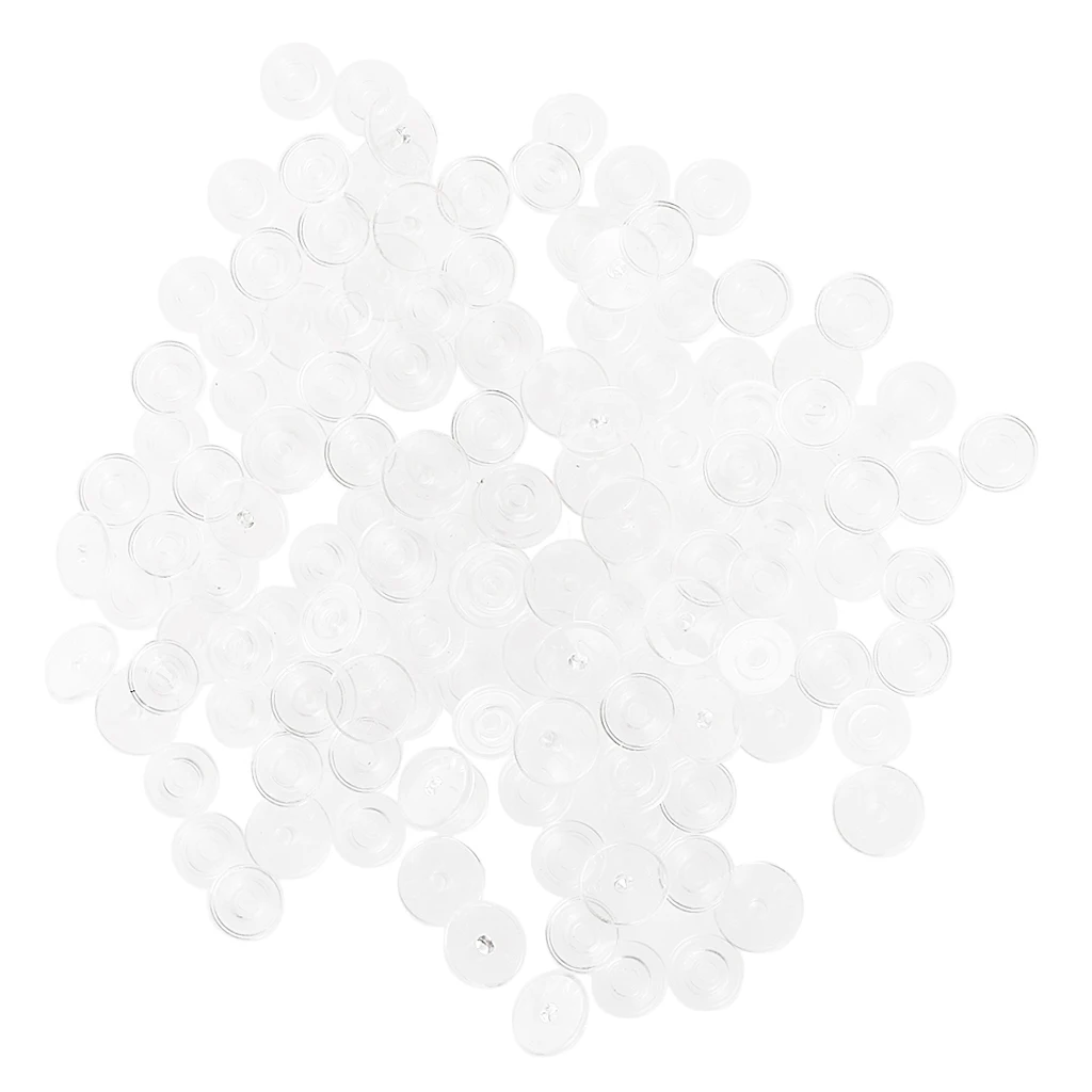 Transparent Snap Buttons 50 or 100set Resin snap buttons clothing accessories Press Stud Fasteners T5 12mm plastic snaps 6