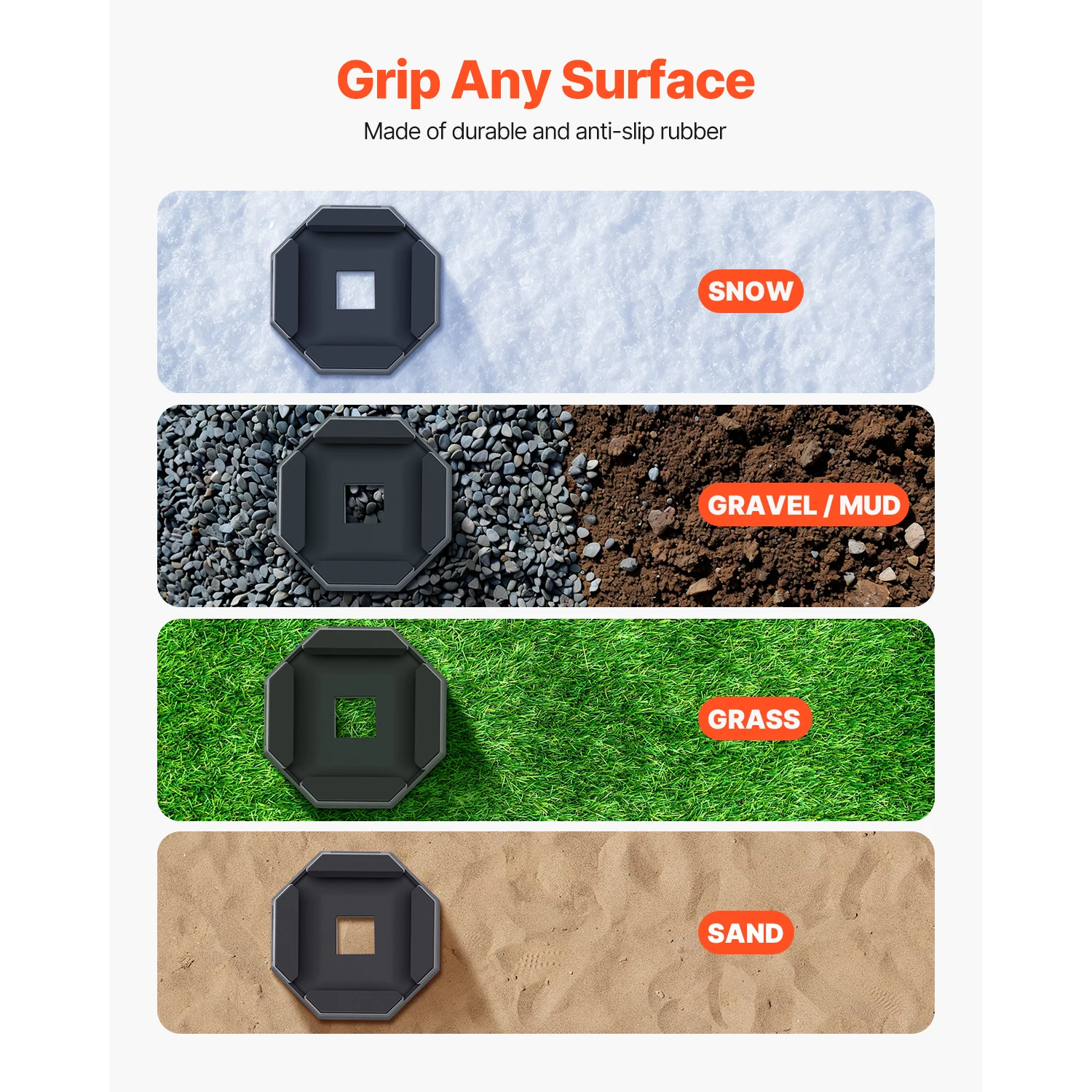 Rubber RV Leveling Pads for Trailers and Motorhomes