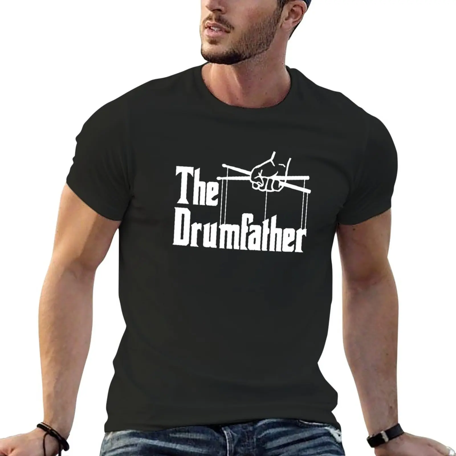 

The Drumfather Funny Drums product for Men T-Shirt summer clothes heavyweights mens clothing