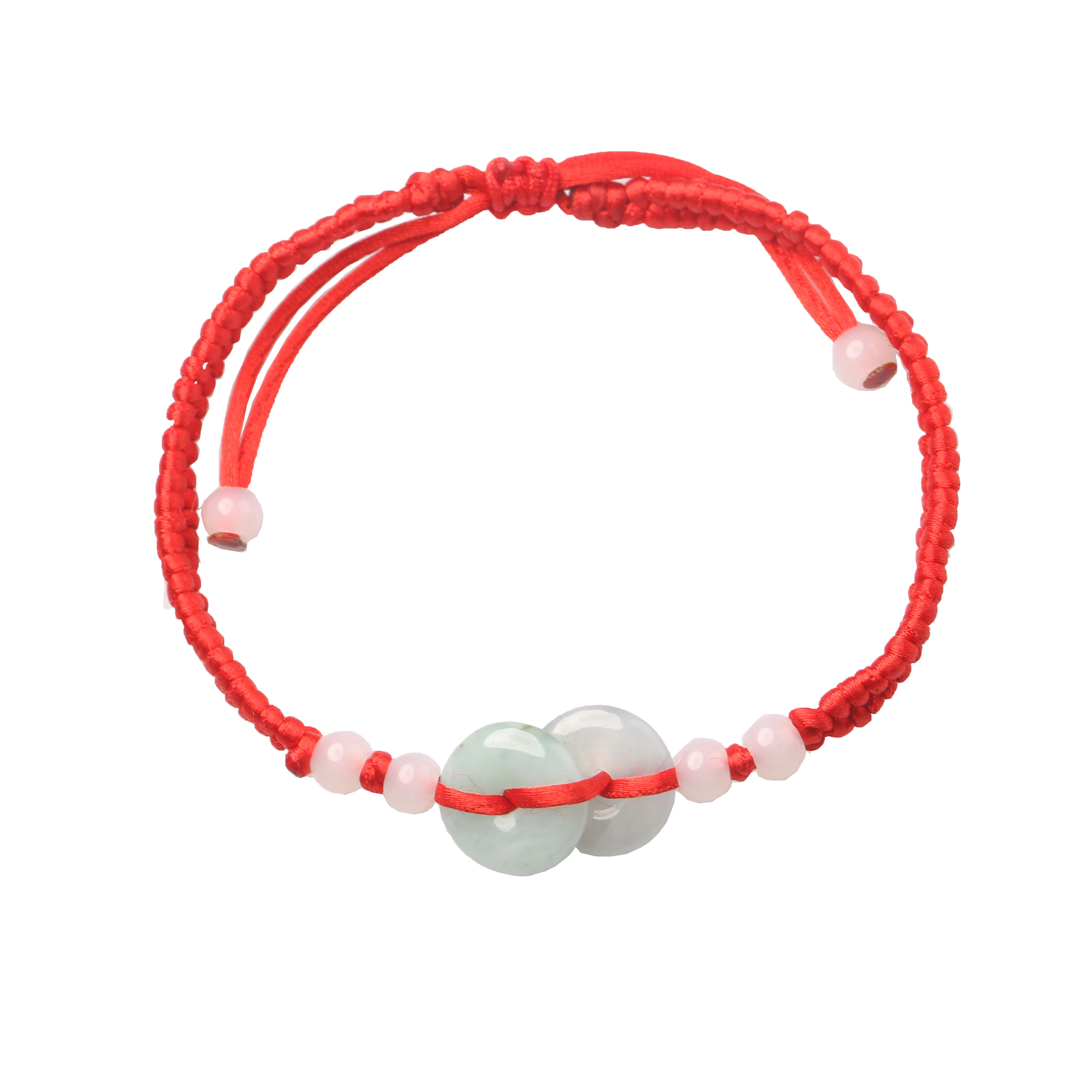 CYG – Bracelet en corde rouge en Jade de chine, pour la sécurité, porte  bonheur, Suite pour enfants garçons filles amoureux amis | AliExpress