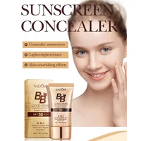 SADOER Gold Snail crème solaire BB fond de teint correcteur crème d'isolation hydratante SPF50 + PA +++ 40g 6