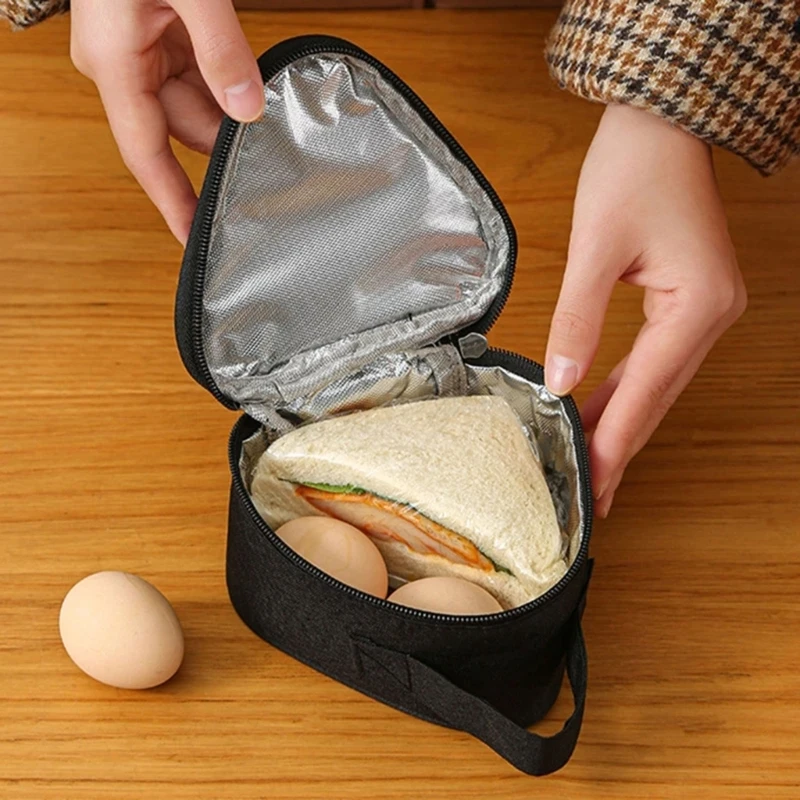 Practical Small Portable Ice Bags Waterproof Cooler Bag Lunch Leisure Picnic Pouch Food Thermal
