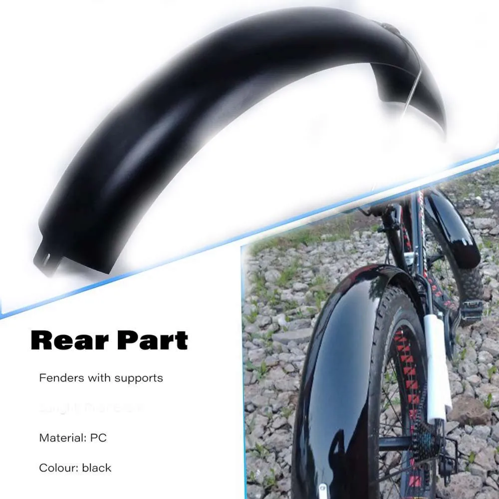 Boue Arrière Garde Boue Fat Bike 20 Pouces Boue Arrière Roue