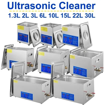SIHAO Ultrasonic Cleaner Ultrasound Cleaner Portable Ultrasound cleaning Machine 1.3L-30L Diswasher For Home Denture Glasses 1