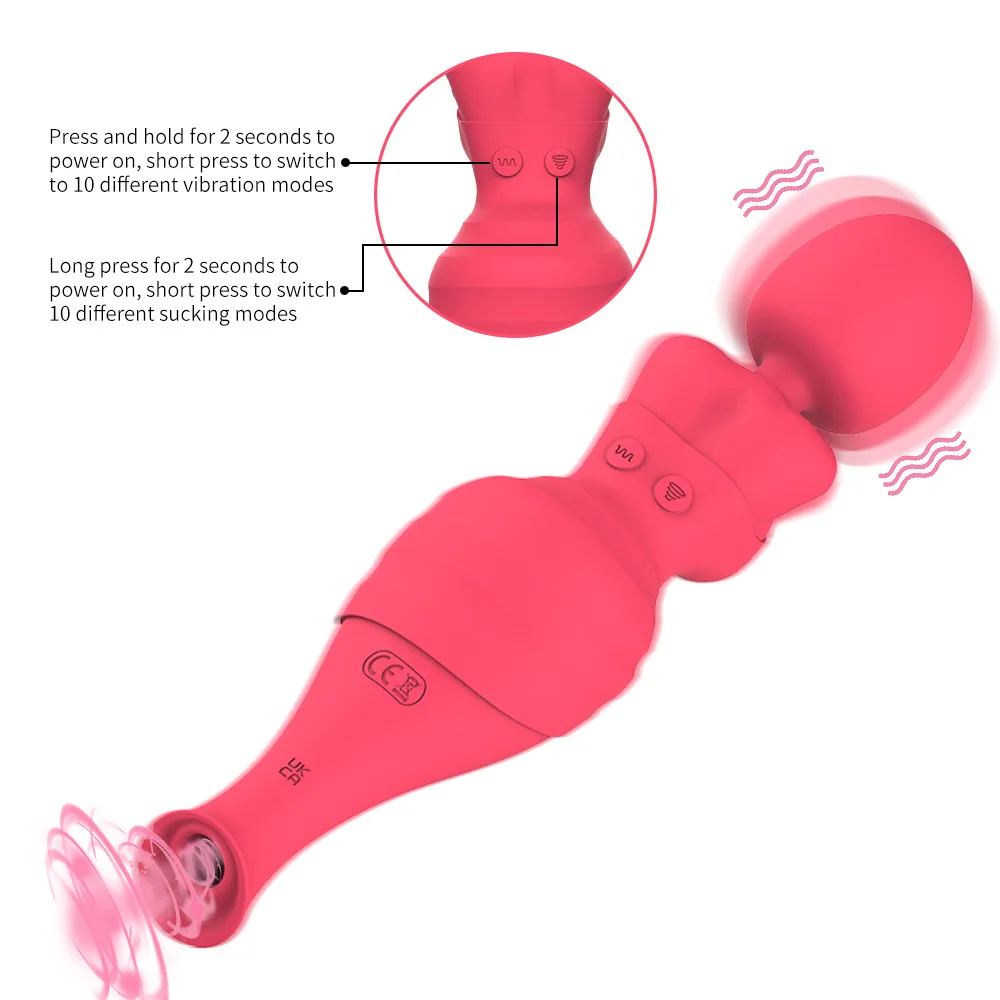 Magic Wand Av Vibrator Powerful Wireless Clitoris Massager_voghion.com