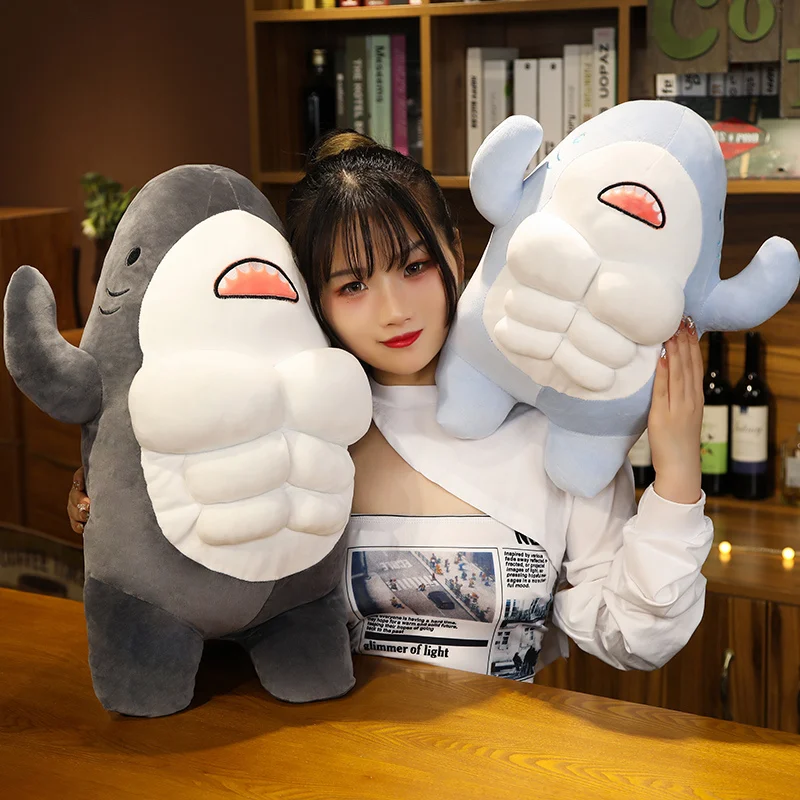 Cute Shark Plush Toy Stuffed Animal Pillow