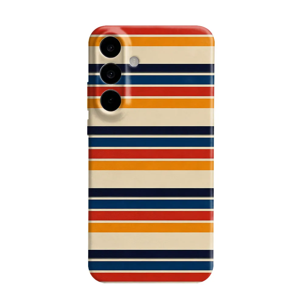 Vibrant Colorful Stripe Pattern Hard PC Phone Case