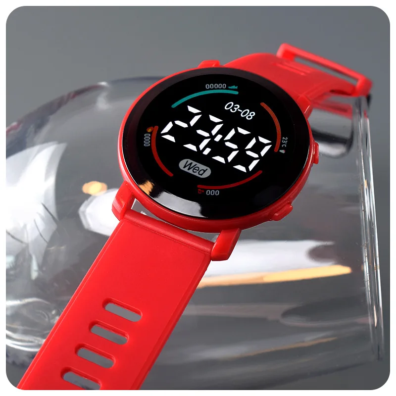 LED Digital Kids Watches Luminous Waterproof Sport Children Watch Silicone Strap Electronic Wrist Watch For Boys Gril reloj niño 5