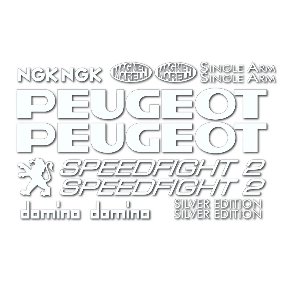 Kit Adesivo Compatibile Per Moto Scooter Peugeot Speedfight 2