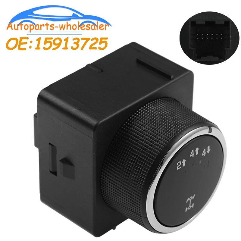 Transfer Case Selector Switch 15913725 For Chevy Silverado GMC Sierra Yukon