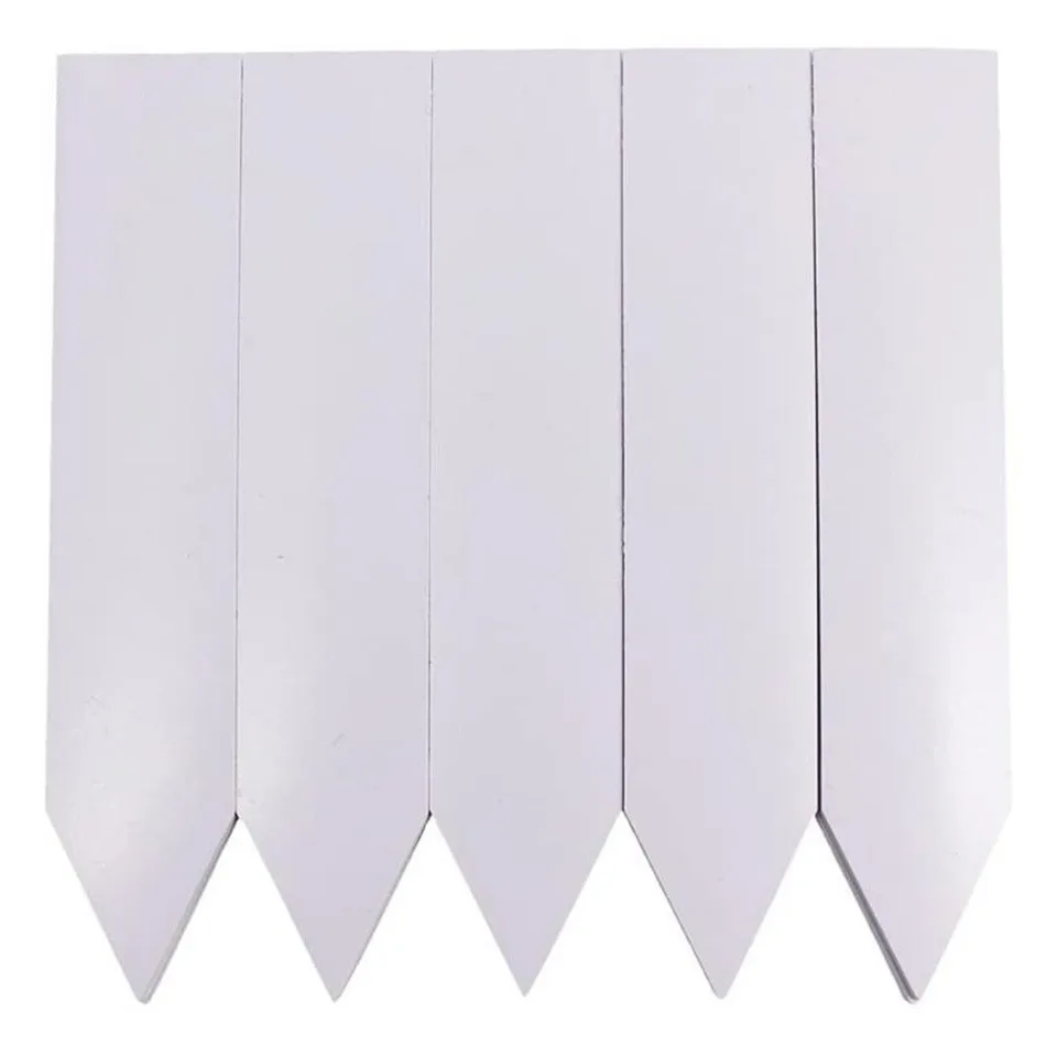 100pcs Garden Plant Labels Plant Accessories Flower Pots Plastic Plant Tags Nursery Markers Label Tray Mark DIY Tool