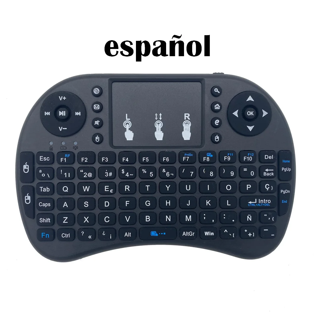 Compact Wireless Touch Keyboard with Air Mouse Functionality – Multilingual Edition