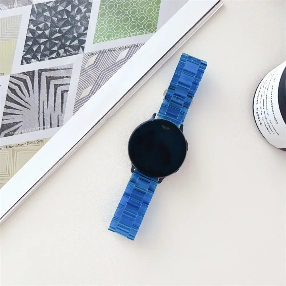 Transparent Strap with Removable Link Bracelet, 20mm/22mm Band