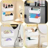 Drawer Shelf Bathroom Organizer Storage Rack Multifunctional Cabinet Door Box Kitchen Wall-mounted Adhesive Under 4