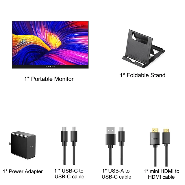 Srgb Laptop Monitor Usb C Hdmi Gaming 