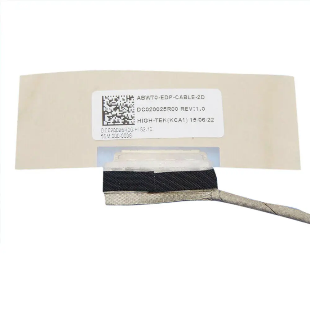 Jianglun-lvds Display de Vídeo Led Lcd Tela Edp Abw70 Cabo Flex p n Dc020025r00 Novo - Imagem 2