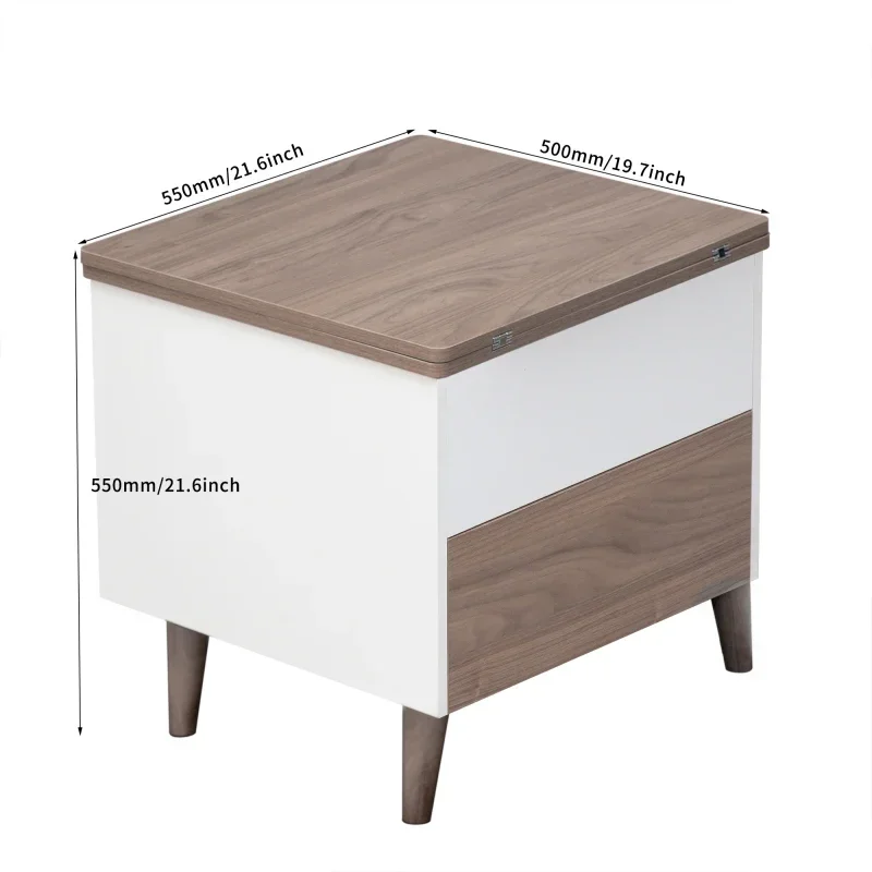 Modern Multi-functional Coffee Table Extendable with