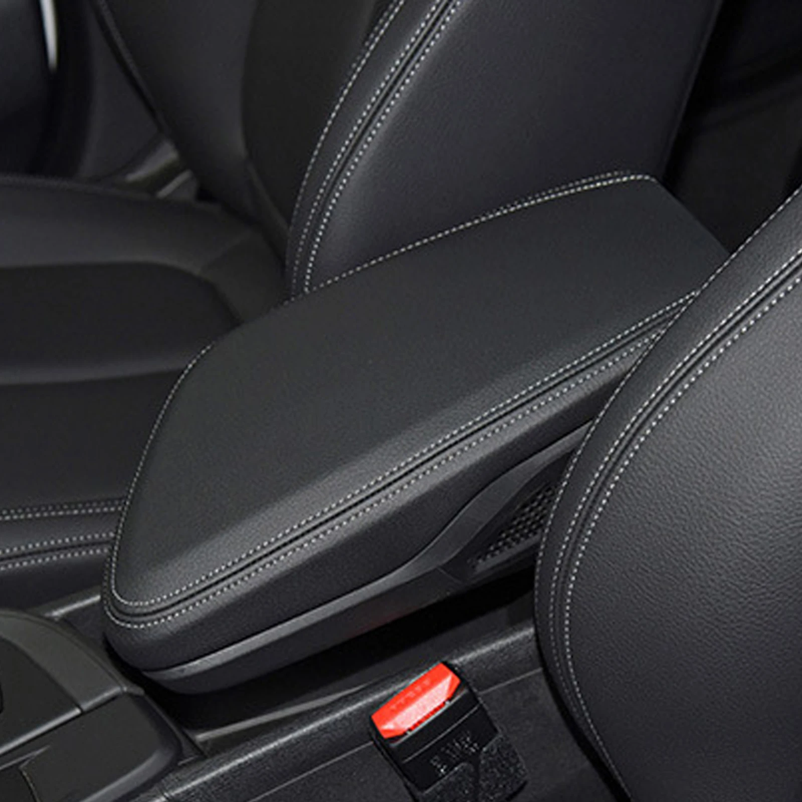 Für BMW X1 F48 2016-2019 Mikrofaser-Leder-Auto-Armlehnenabdeckung | OEM Fit Anti-Riss-Wärmedämmung Auto-Innenschutz – Detail 1