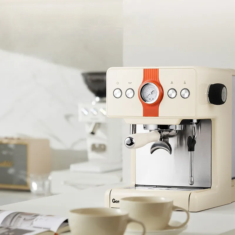 Italian Semi-automatic Home Coffee Machine Low-pressure Pre-infusion Function Pump-type Small Espresso Machine Coffee