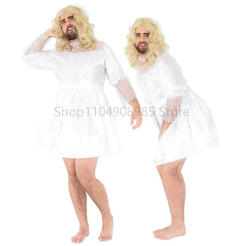 Abito da festival per la sposa maschile, abito da sposa divertente per adulti da uomo, costume da festa di cervo per la sposa