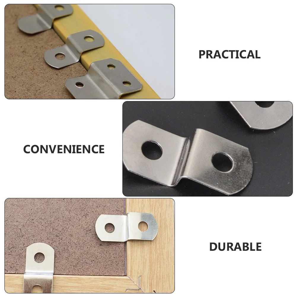 100pcs Picture Frame Backing Clips Table Tops Fasteners Z Clips for