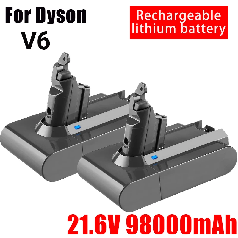 21.6v 98000mah Replacement Battery For Dyson Liion Vacuum Cleaner Sv09 Sv07 Sv03 Dc58 Dc61 Dc62