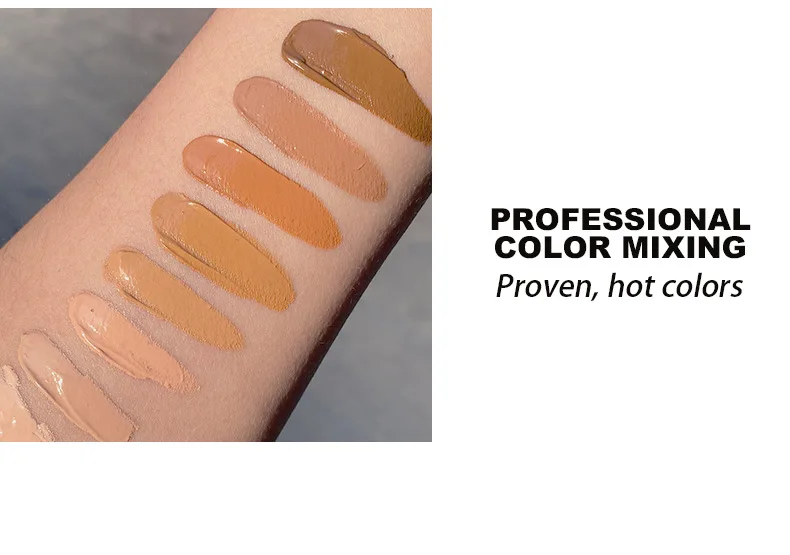 Fit Colors 8 size Concealer with a Flexible Concealer Moisturizing Liquid Foundation to cover dark circles and acne spots 3