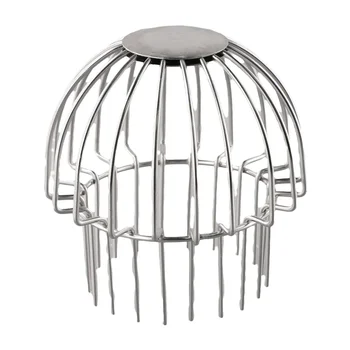 1pcs สแตนเลสสตีลรางน้ํา Leaf GUARD ฝาครอบโคลนกับดัก Guards ท่อระบายน้ํากรอง Quick Drainage Clog ป้องกันฮาร์ดแวร์ 8