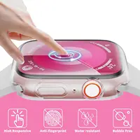 Coque pour Apple Watch, 42mm, 46mm, 41mm, 45mm, 40mm, 44mm, Juste de Protection d'Écran, Souple, TPU, Pare-chocs pour iWatch Série 10, 9, 8, 7, 6, 5, 4, SE 5
