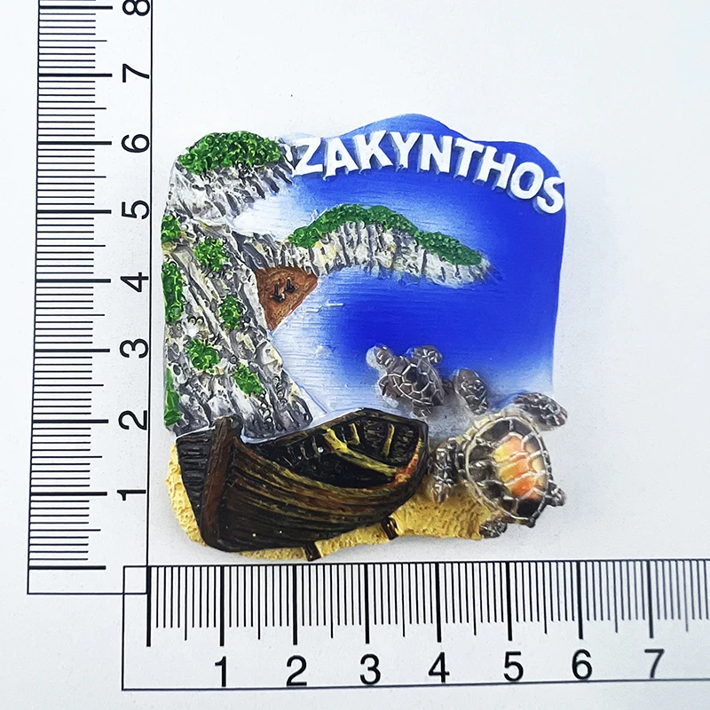 Magnete per frigorifero 3D Canal di Corinto Grecia Canale-Hellas Style Tourist Souvenirs Stickers,decorazione per casa e cucina Grecia magnete frigorifero