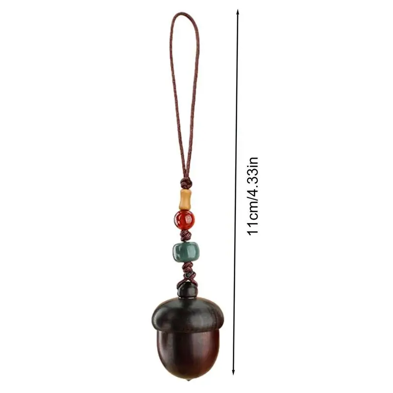 Bracelet Lucky Women Men Keychain Screwable Acorn Pendant Hanging Cord For Mobile Phone Charm Box    Ʈ , 