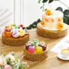 3pcs 8/10/12inch Set Golden Hollow Cake Rack Wedding Dessert Table Decoration Fruit Cake Tray Iron 2