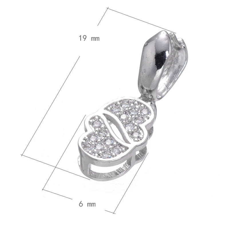 Elegant DIY Jewelry Pinch Clamp Clip Bails for Crafting Earrings and Necklaces