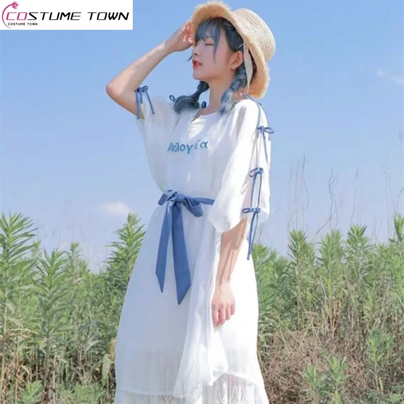 Sweet First Love Chiffon Loose Fitting Dress 2023 Spring/Summer New Little Fresh Women's Impeccable Fairy Style Trend