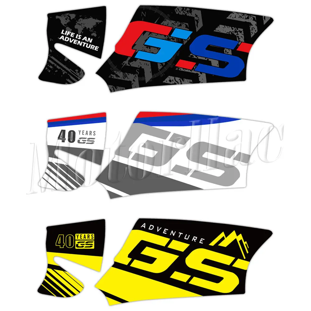3M 오토바이 스윙 암 스티커 트리플 블랙 40 년 GS 회전 샤프트 데칼 R1200 GS 2004-2012 R1200GS Adv 2004-2013
