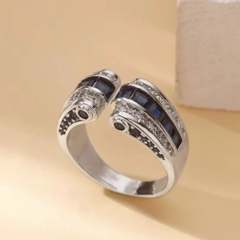 Gothic Stainless Steel Opening Finger Rings for Women