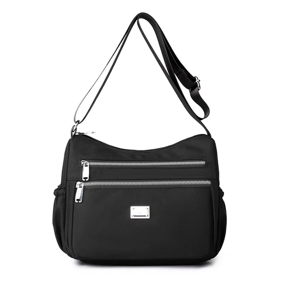 Women leisure Handbags nylon Women shoulder bags Travel tote Casual Solid shopper crossbody bags for women