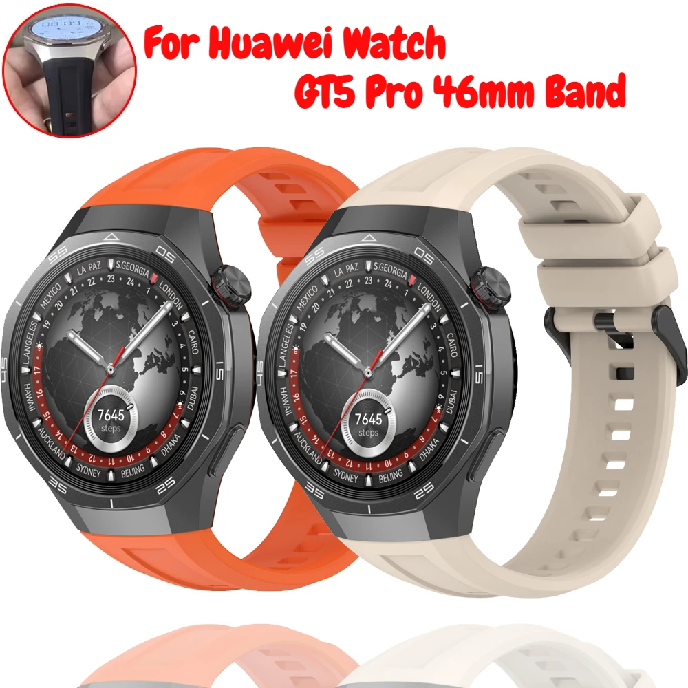 Premium Silicone Wristband for Huawei Watch GT5 Pro - Comfortable and Original Bracelet Accessory