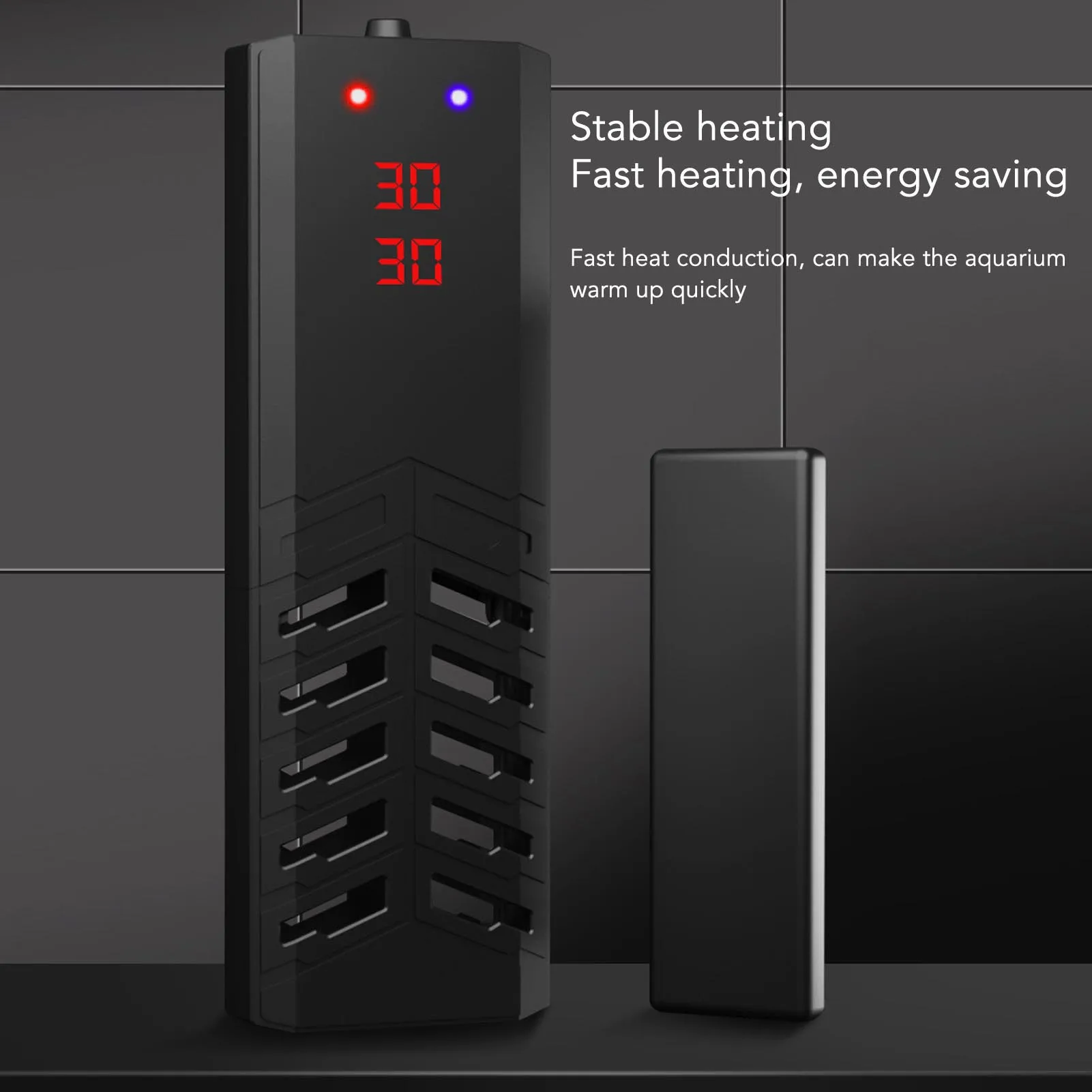 

Aquarium Heater 1500W Automatic Thermostat Submersible Aquarium Fish Tank Water Heater with Smart Digital Display 220V